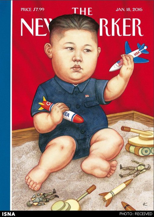 کاریکاتور رهبر کره شمالی رو جلد نیویورکر