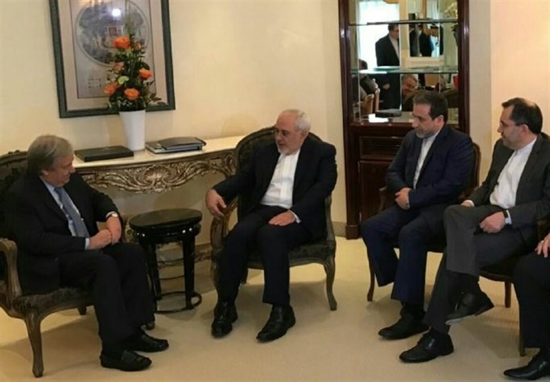 جزئیات دیدار ظریف  با دبیر کل سازمان ملل