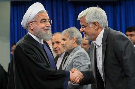 عارف پیروزی روحانی را تبریک گفت