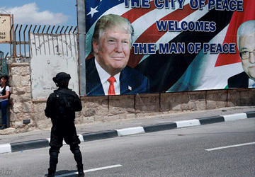 تدابیر شدیدامنیتی در سفر ترامپ به فلسطین