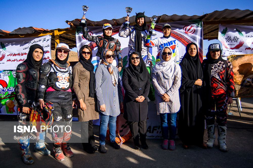 نخستین دور مسابقات کشوری موتورکراس بانوان