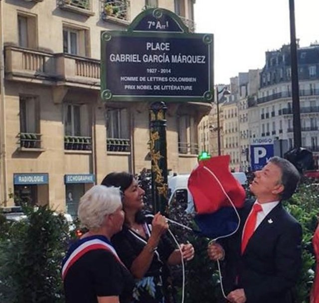 میدانی به نام «مارکز» در قلب پاریس نامگذاری شد