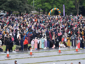 بزرگترین مراسم جشن عید فطر در اروپا‎