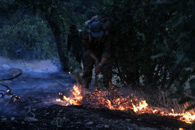 آتش سوزی در جنگل ها و مراتع کوهدشت لرستان
