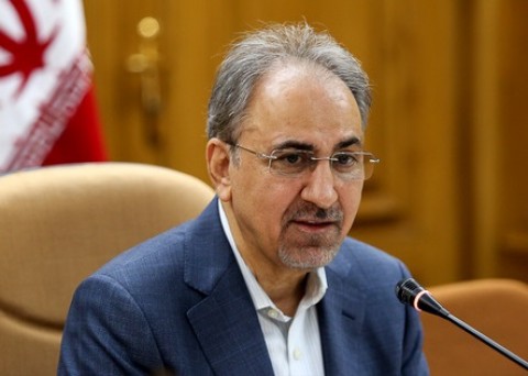 لحظه سوگند خوردن نجفی شهردار جدید تهران